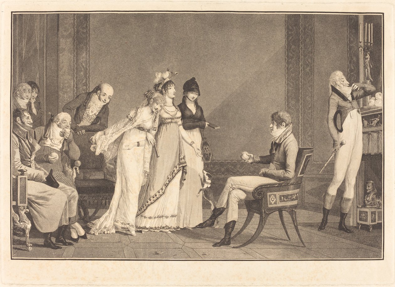 The Orange, or the Modern Judgment of Paris by Philibert Louis Debucourt
