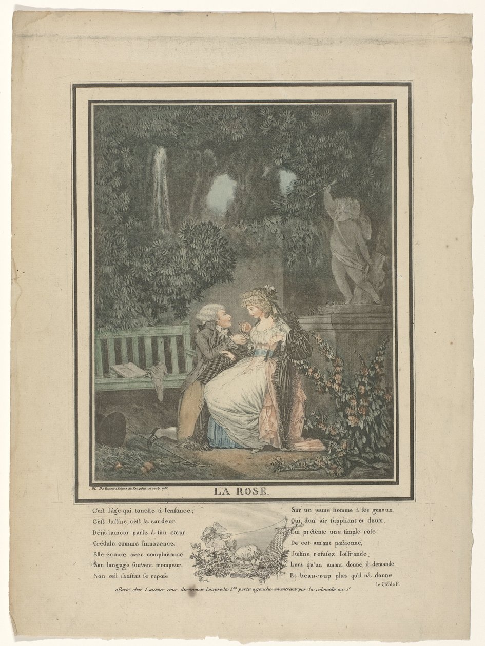 The Rose, 1788 by Philibert Louis Debucourt