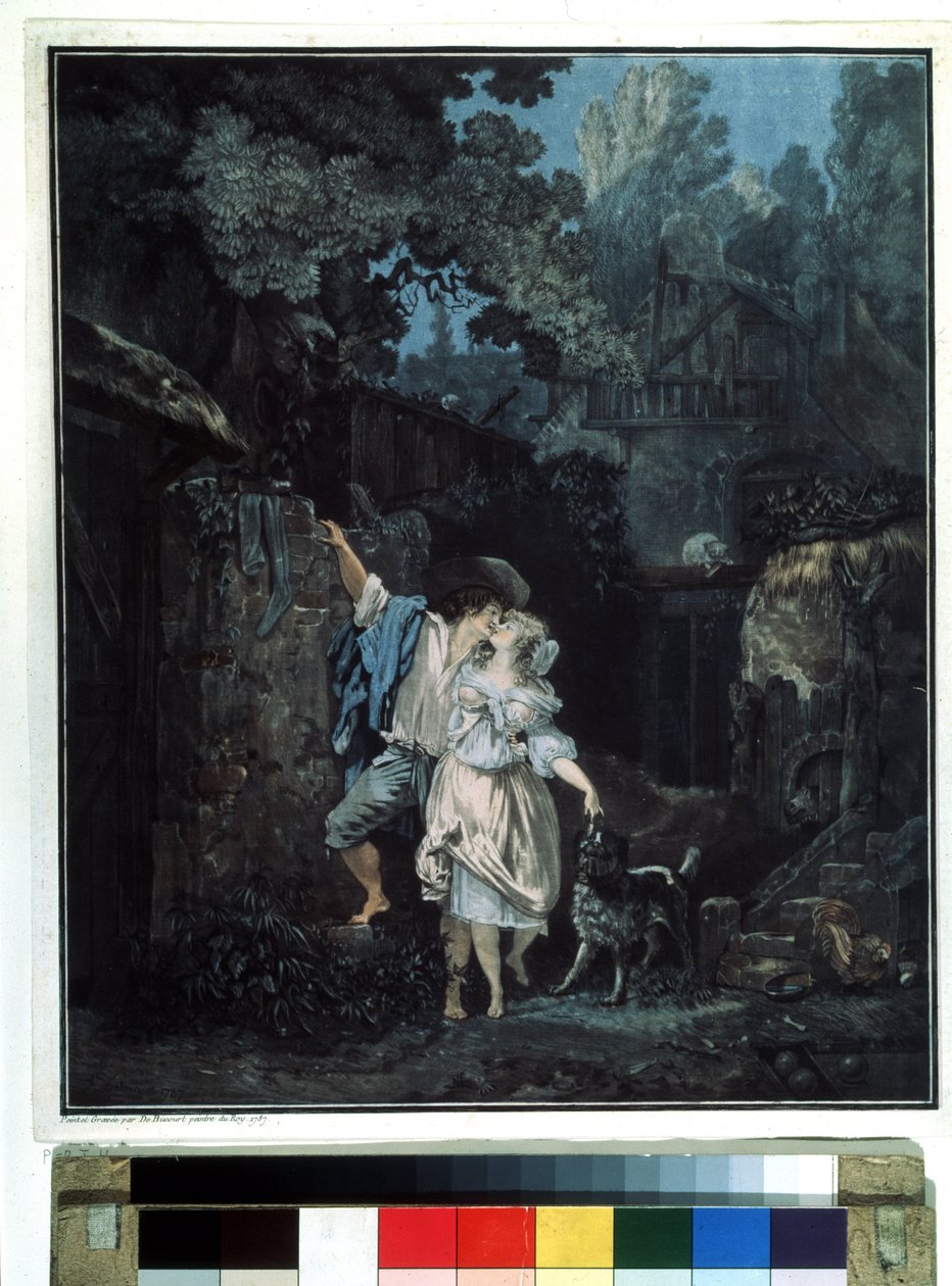 Farewell Morning by Philibert Louis Debucourt