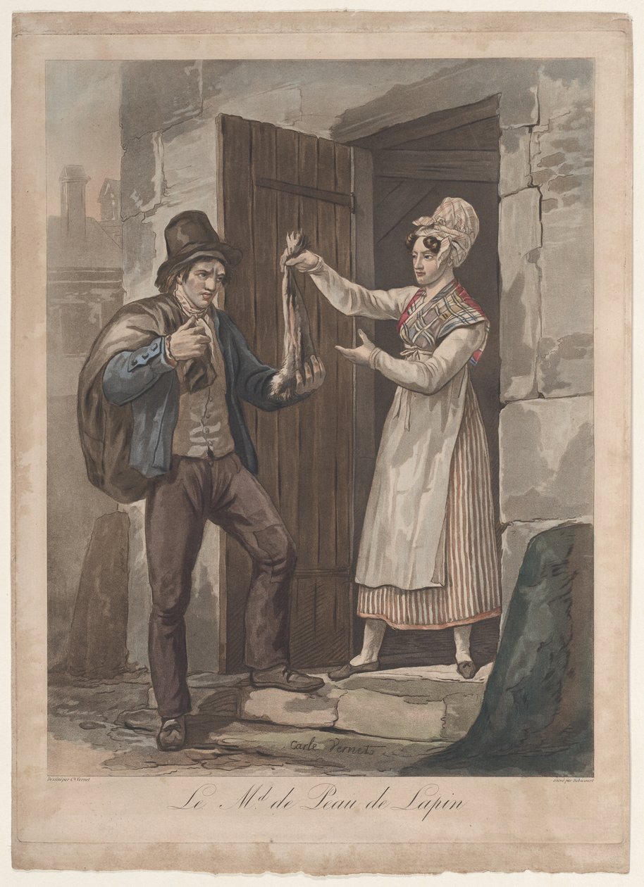 Le Md. de Peau de Lapin by Philibert Louis Debucourt