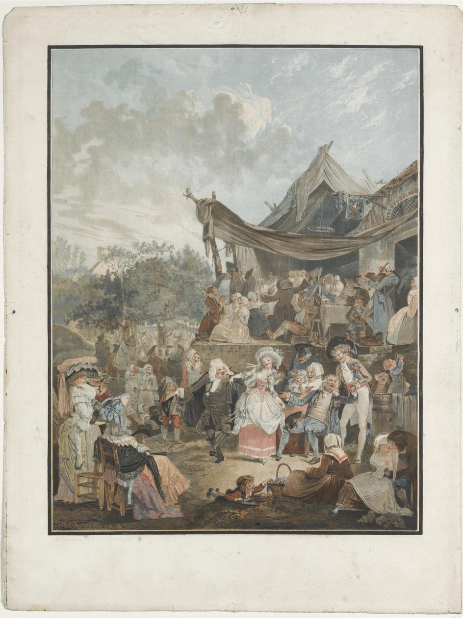 The Brides Minuet, 1786 by Philibert Louis Debucourt