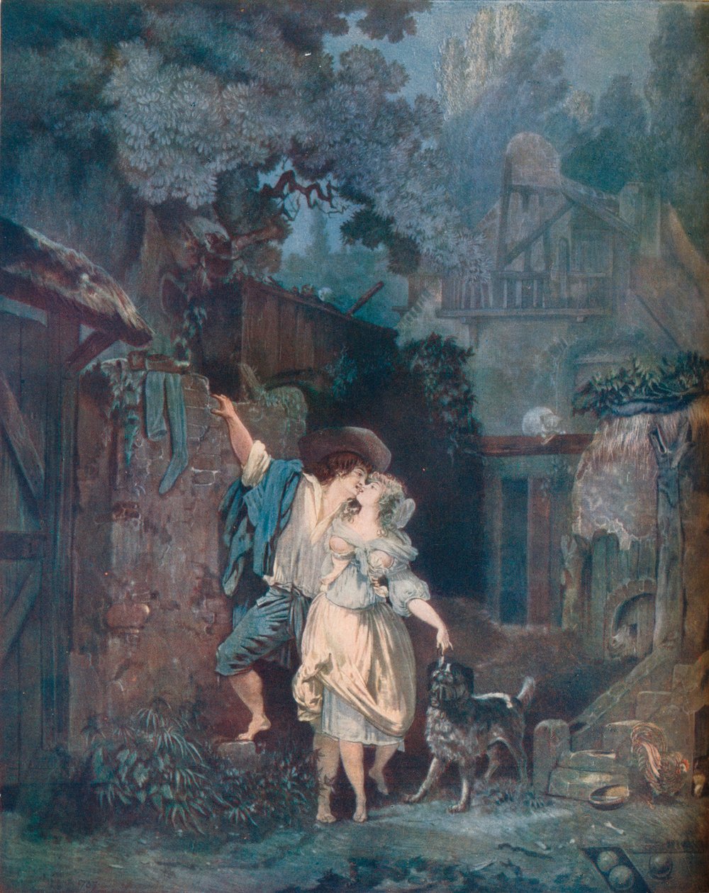 The Ascent, or The Morning Farewell by Philibert Louis Debucourt