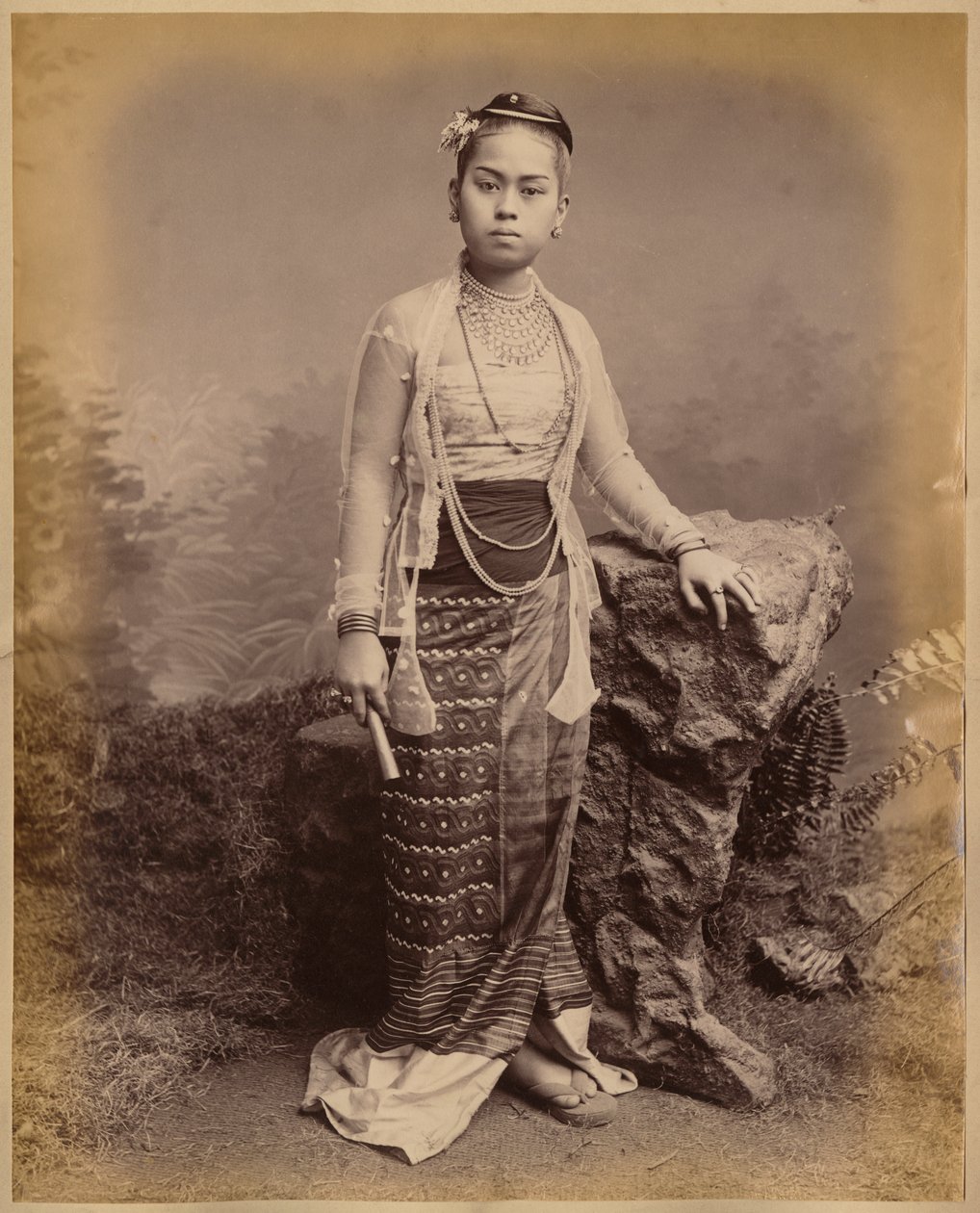 Young Burmese Girl, c.1875 by Philip Adolphe Klier