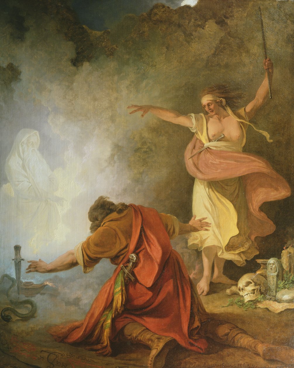 Saul and the Witch of Endor, 1791 by Philip James de Loutherbourg
