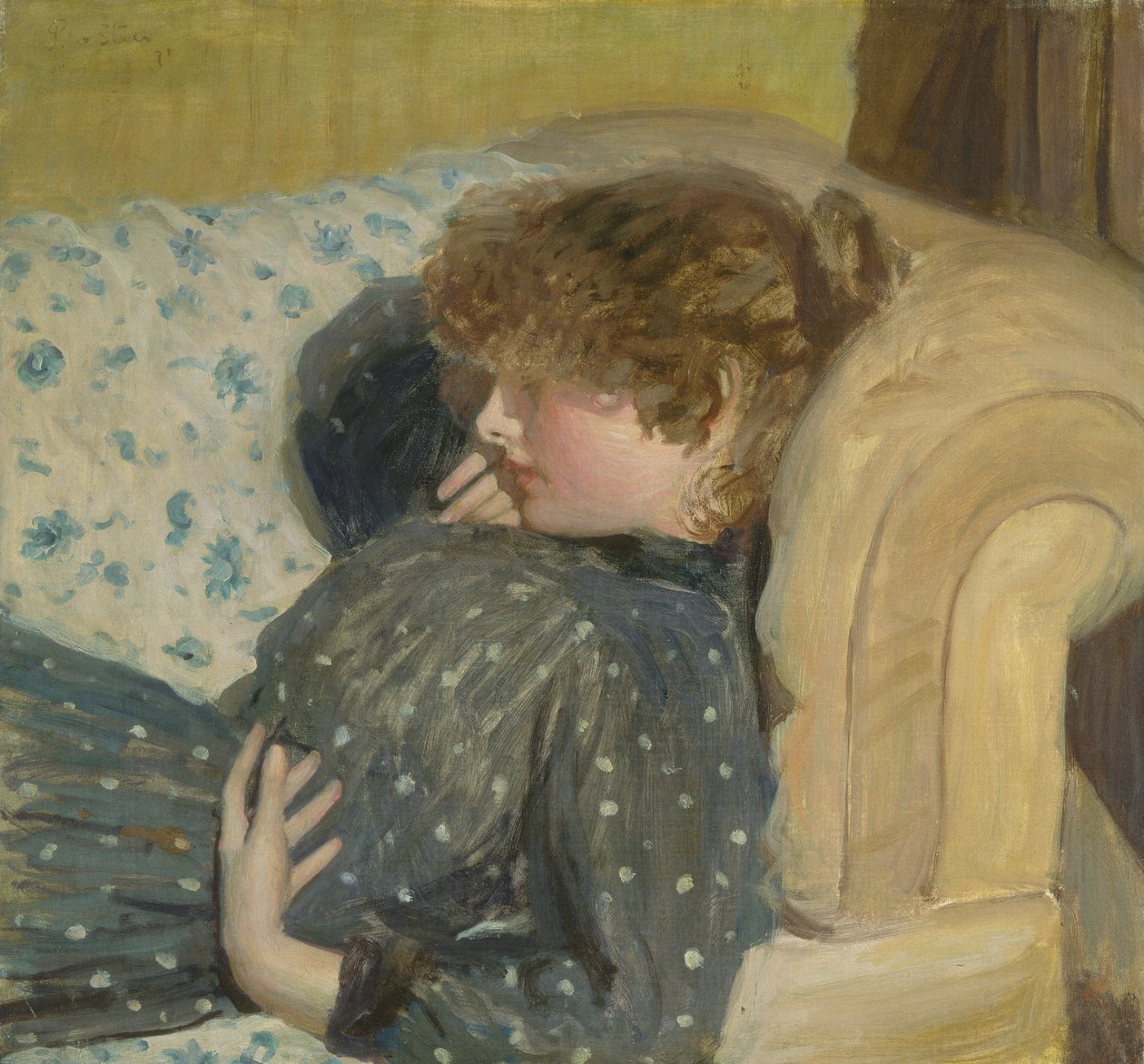 Girl on a Sofa, 1891 by Philip Wilson Steer