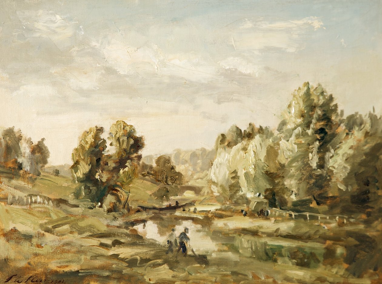 Stroud Canal, Gloucestershire, 1902 by Philip Wilson Steer