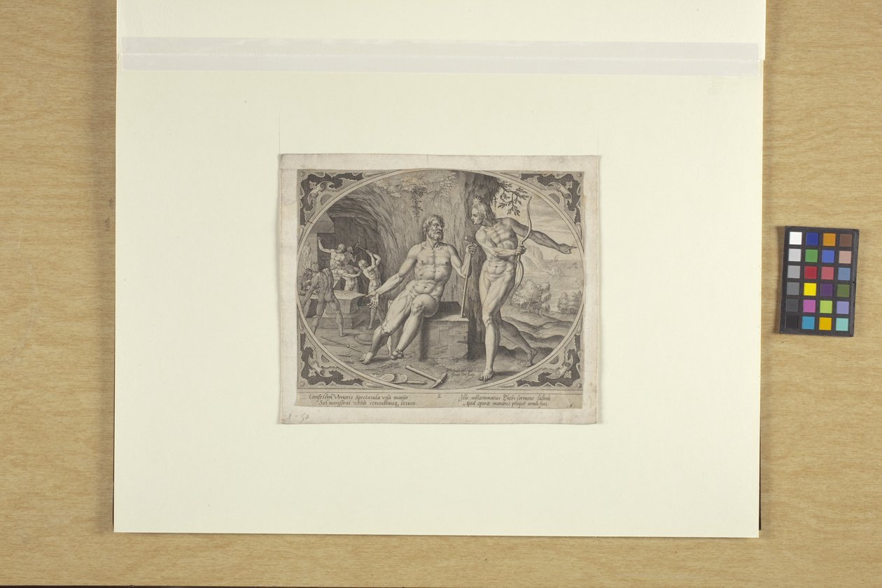 The Forge Of Vulcan, about 1600 by Philip (after) Galle