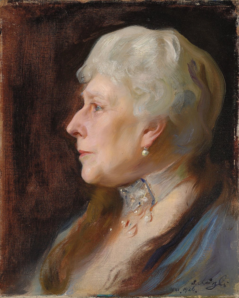 Portrait of Princess Henry of Battenberg (Princess Beatrice of Great Britain) by Philip Alexius de Laszlo