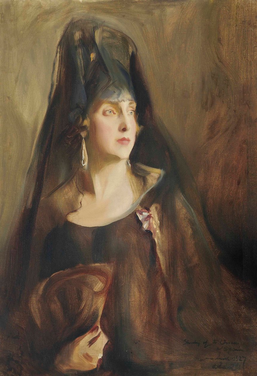 Queen Victoria Eugenie of Spain 1887-1969, 1927 by Philip de László