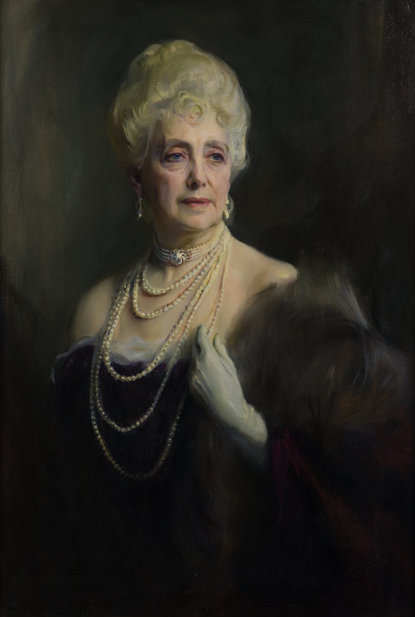 The Right Honourable Mabell Ogilvy Dowager Countess of Airlie (1866-1956) by Philip Alexius de Laszlo