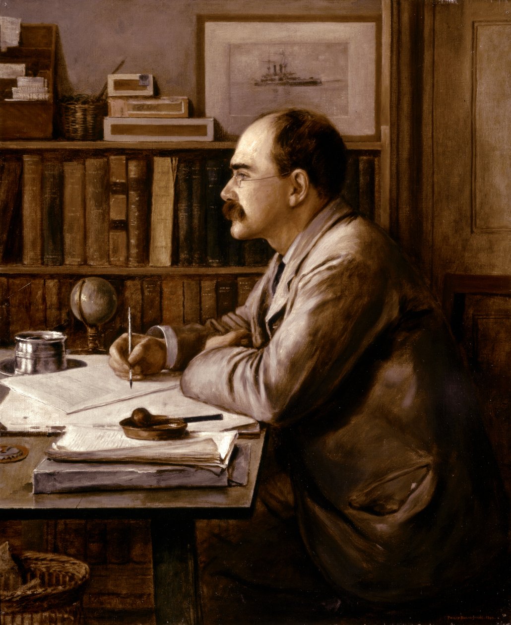 Rudyard Kipling, Portrait 1899 by Philip Burne Jones
