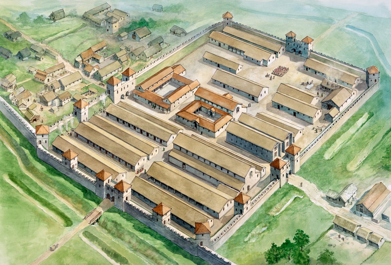 Birdoswald Roman Fort by Philip Corke