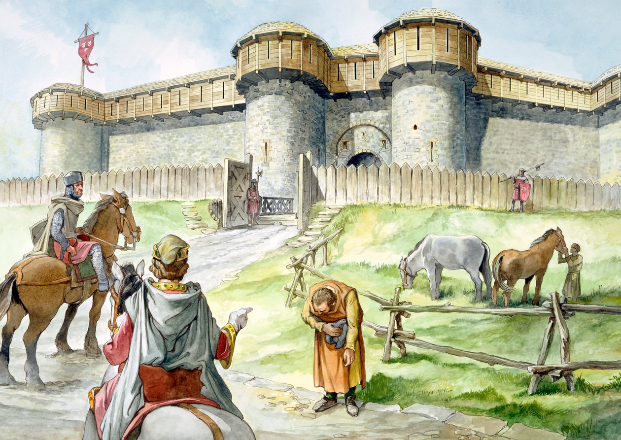 Helmsley Castle by Philip Corke
