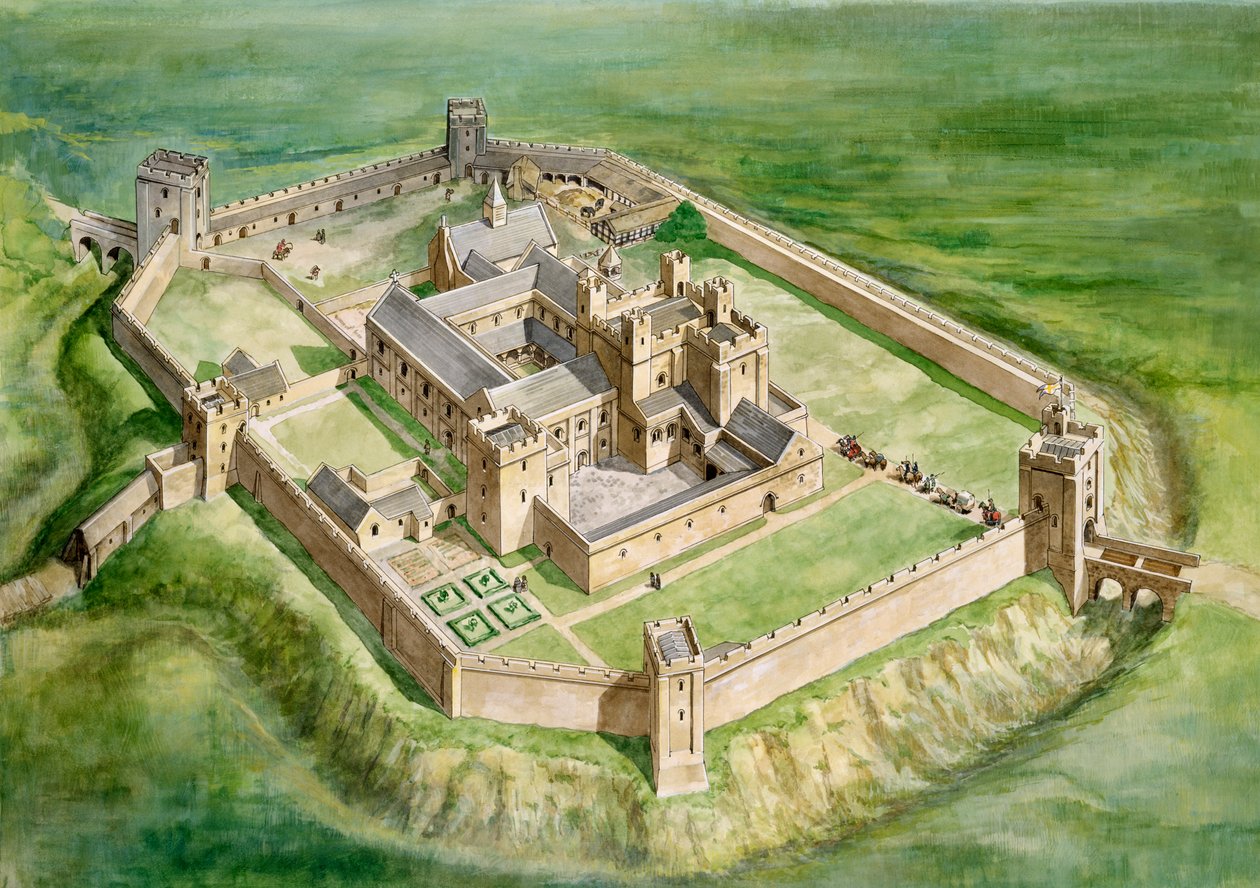 Sherborne Old Castle, Dorset by Philip Corke