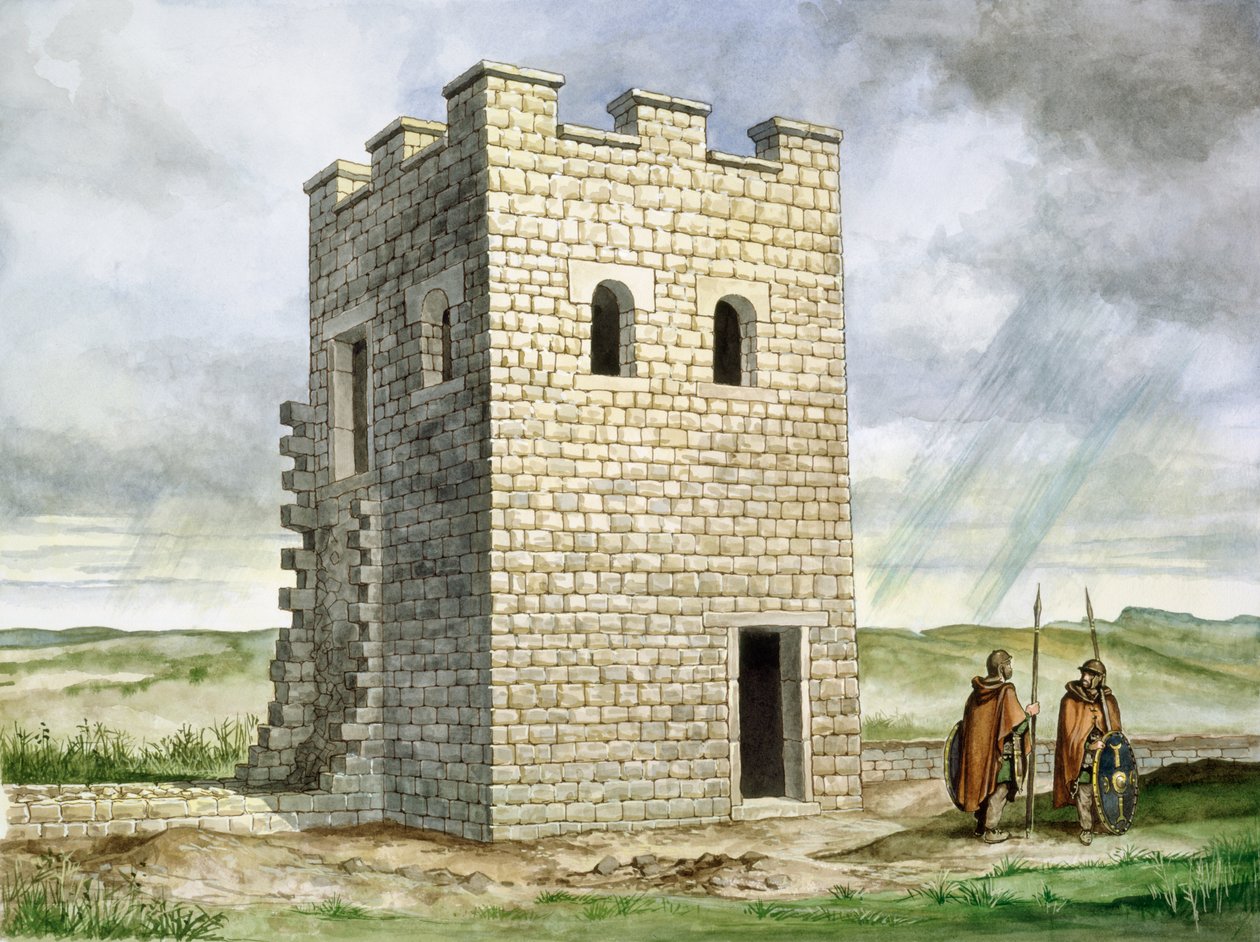 Turret 36b Housesteads Roman Fort, 2nd century by Philip Corke