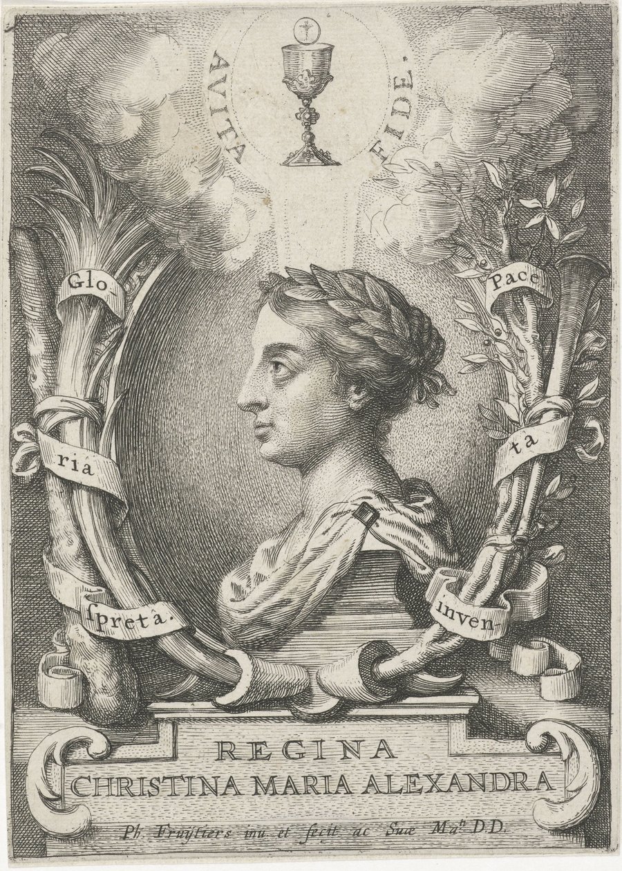 Portrait of Christina, Queen of Sweden by Philip Fruytiers
