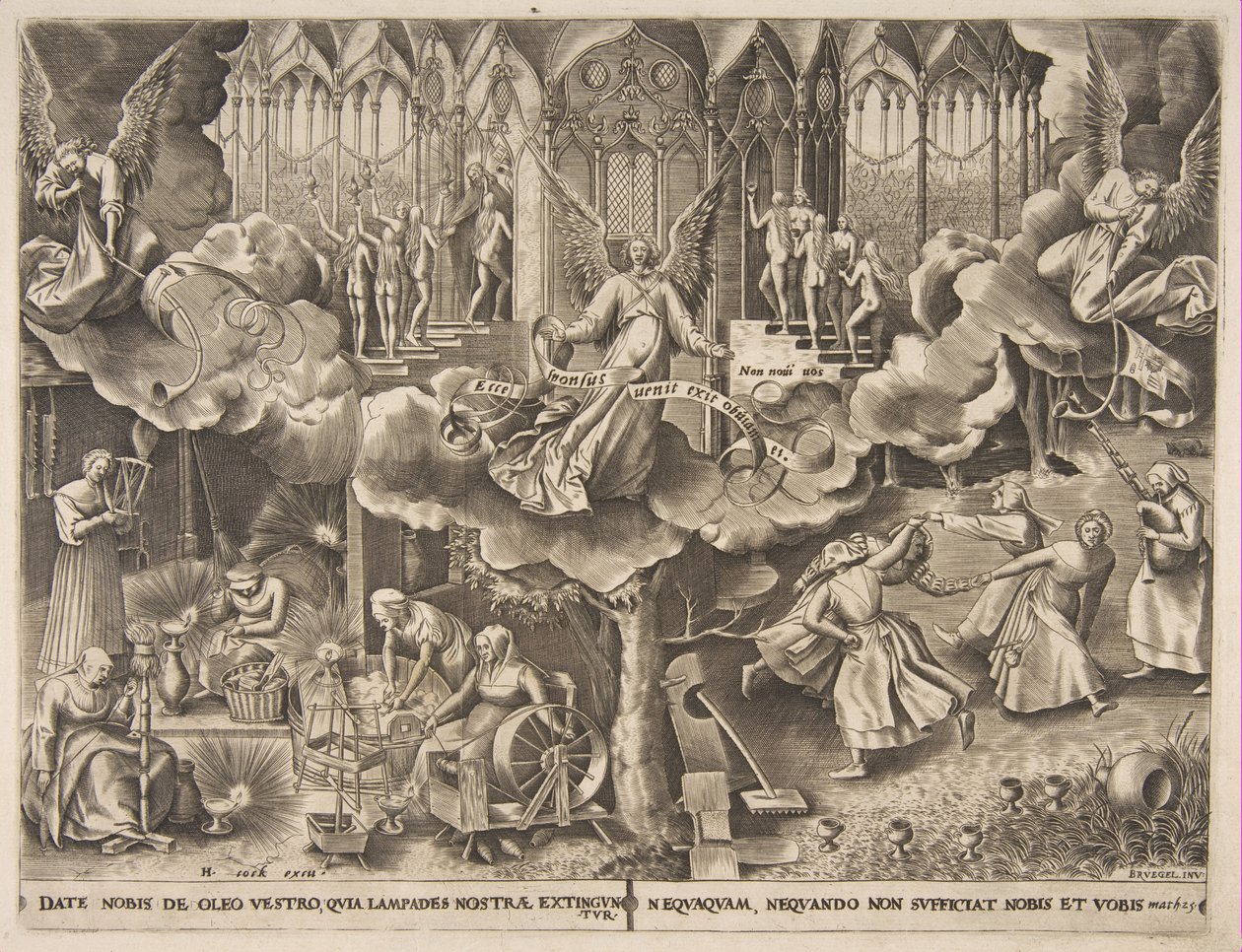 The Parable of the Wise and Foolish Virgins by Philip Galle