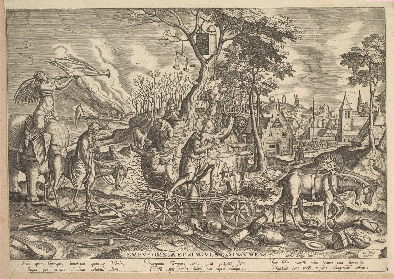 The Triumph of Time by Philip Galle
