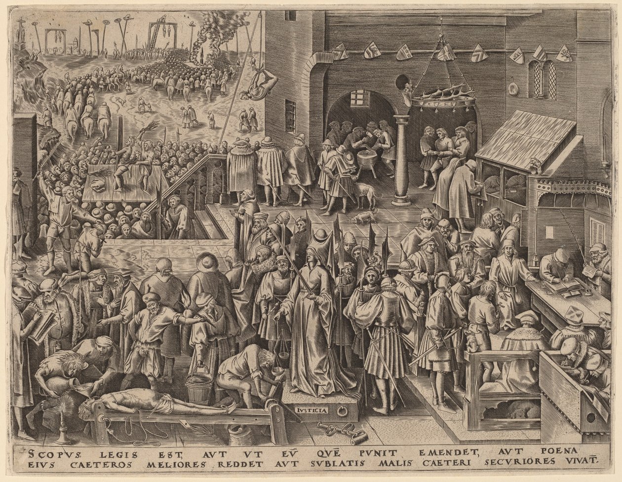 Justice by Philip Galle after Pieter Bruegel the Elder