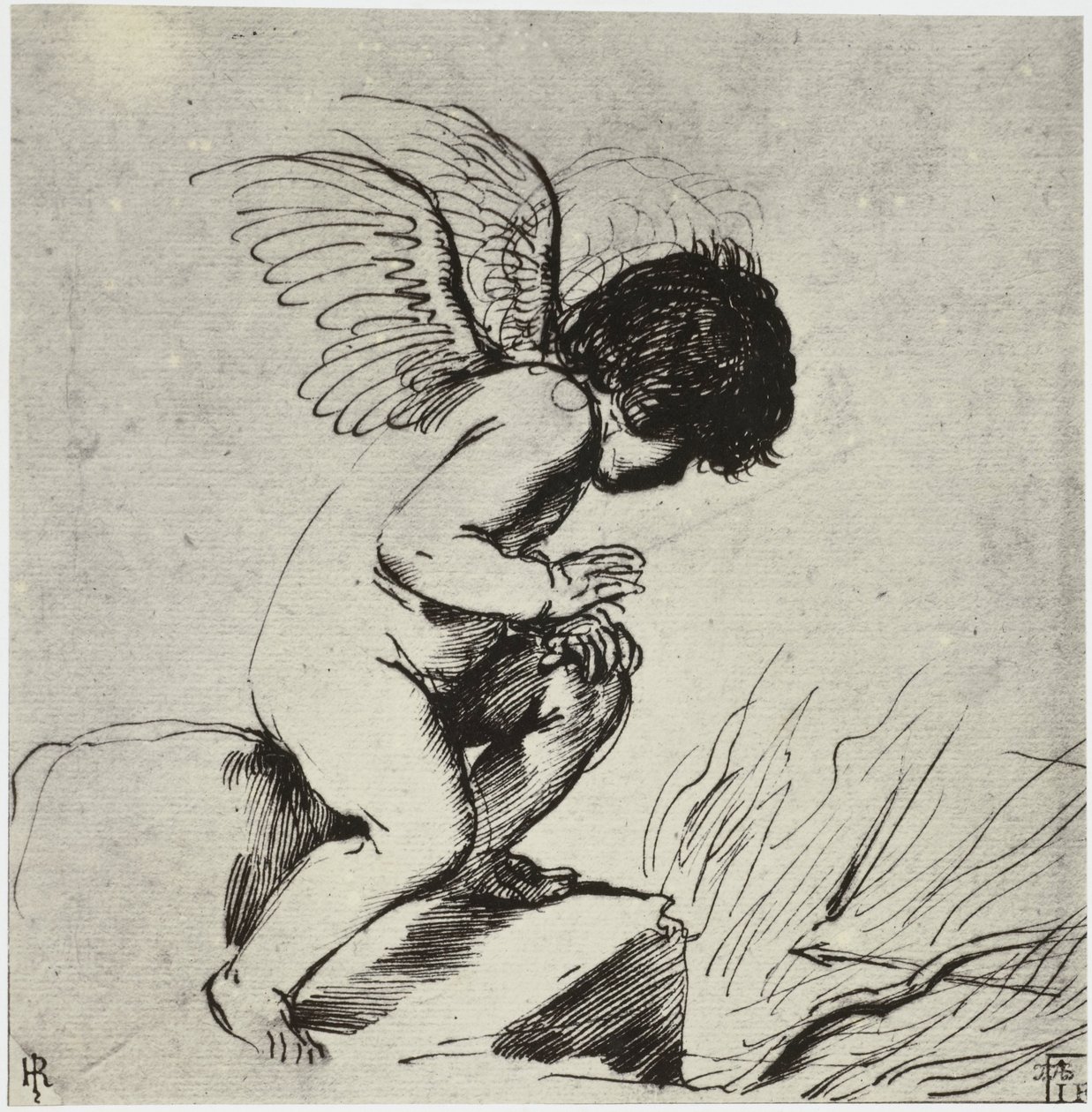 A Cupid by Philip Henry Delamotte
