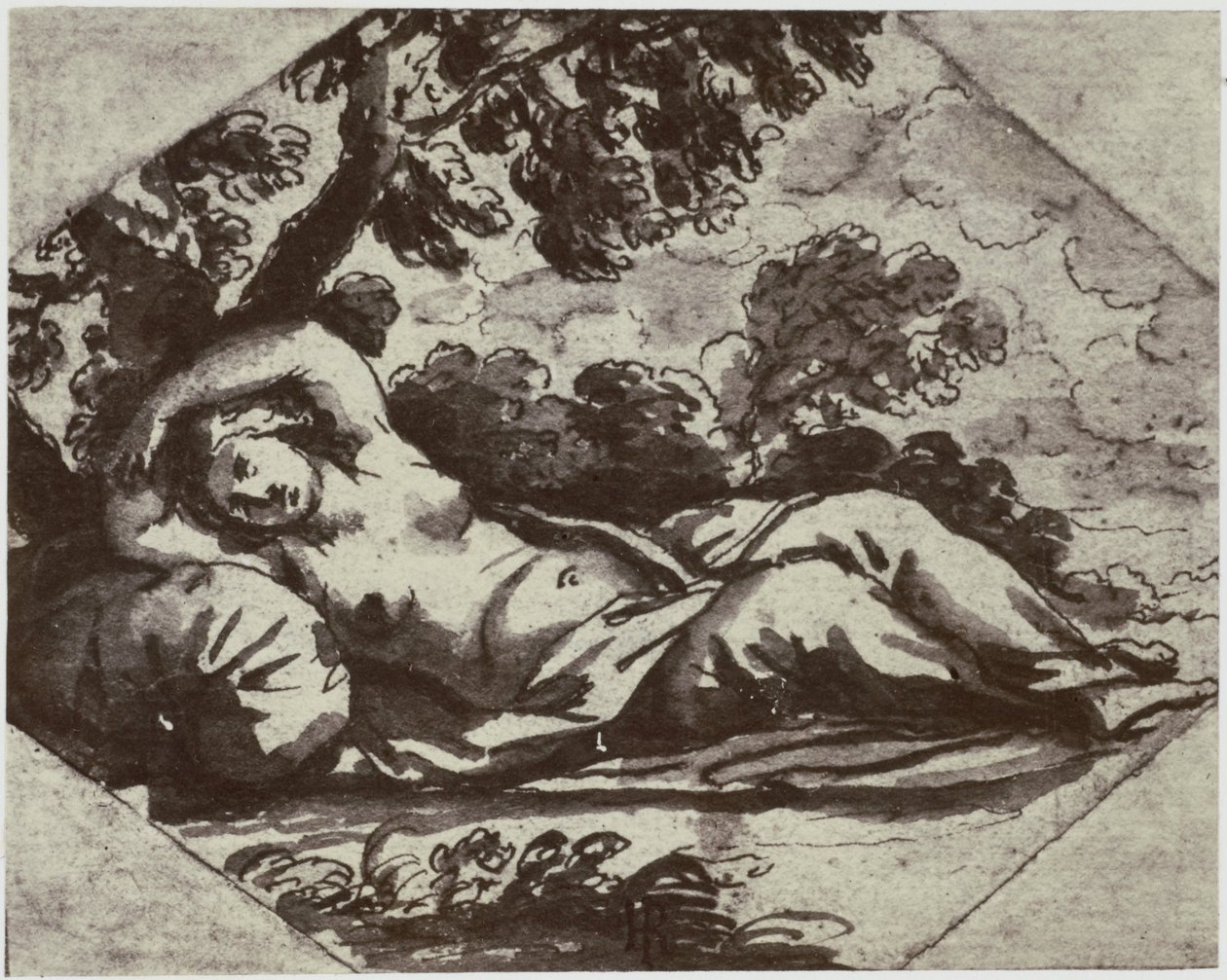 Bishop [Jan de Bisschop], A Sleeping Beauty by Philip Henry Delamotte