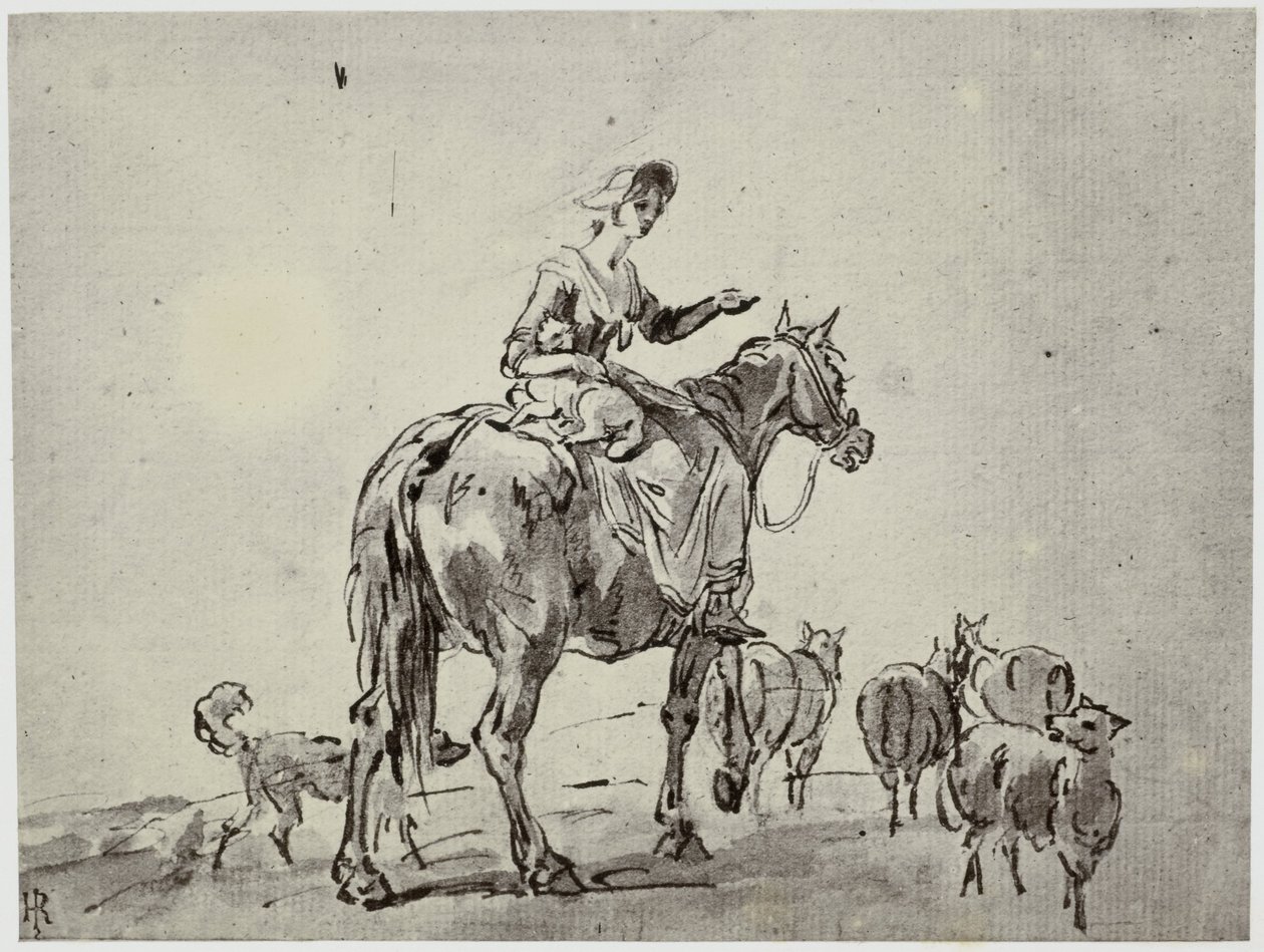 Gilpin, The Shepherdess by Philip Henry Delamotte