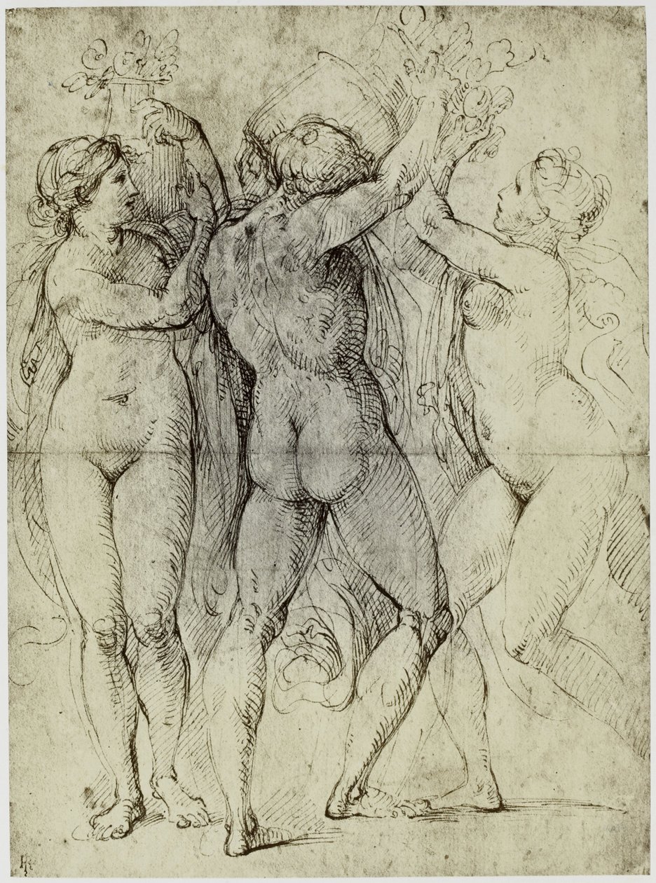Raphael, Sketch for a Painting by Philip Henry Delamotte