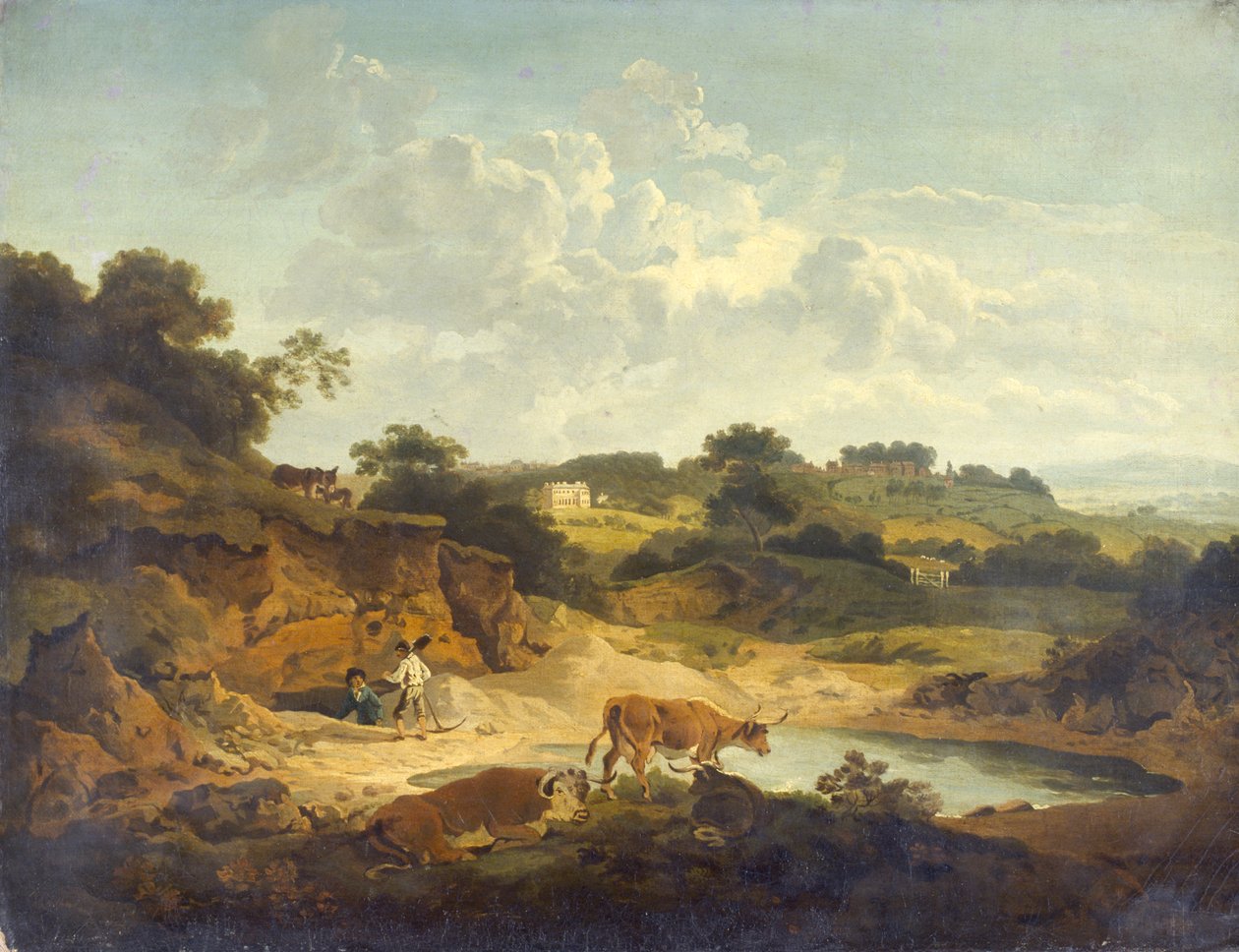 Landscape by Philip James de (1740 1812) Loutherbourg