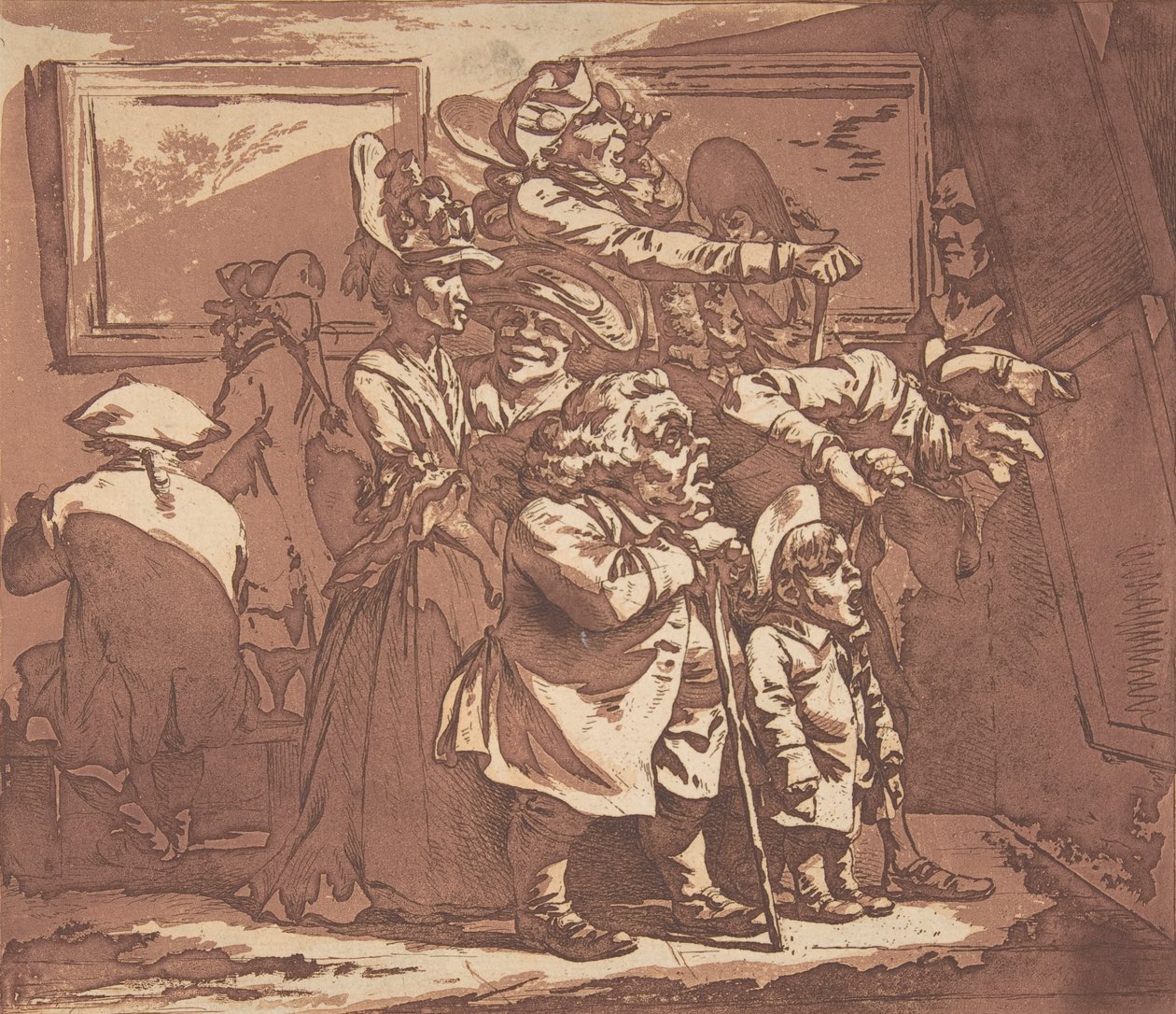 An Exhibition, January 29, 1776 by Philip James de Loutherbourg
