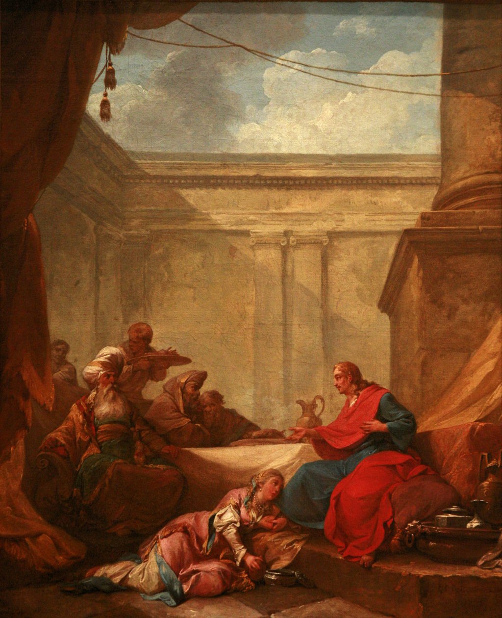 Christ and Madelaine by Philip James de Loutherbourg