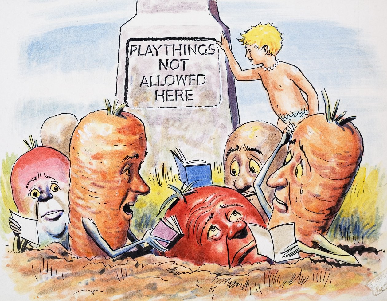 Anthropomorphic Vegetables, Illustration from 