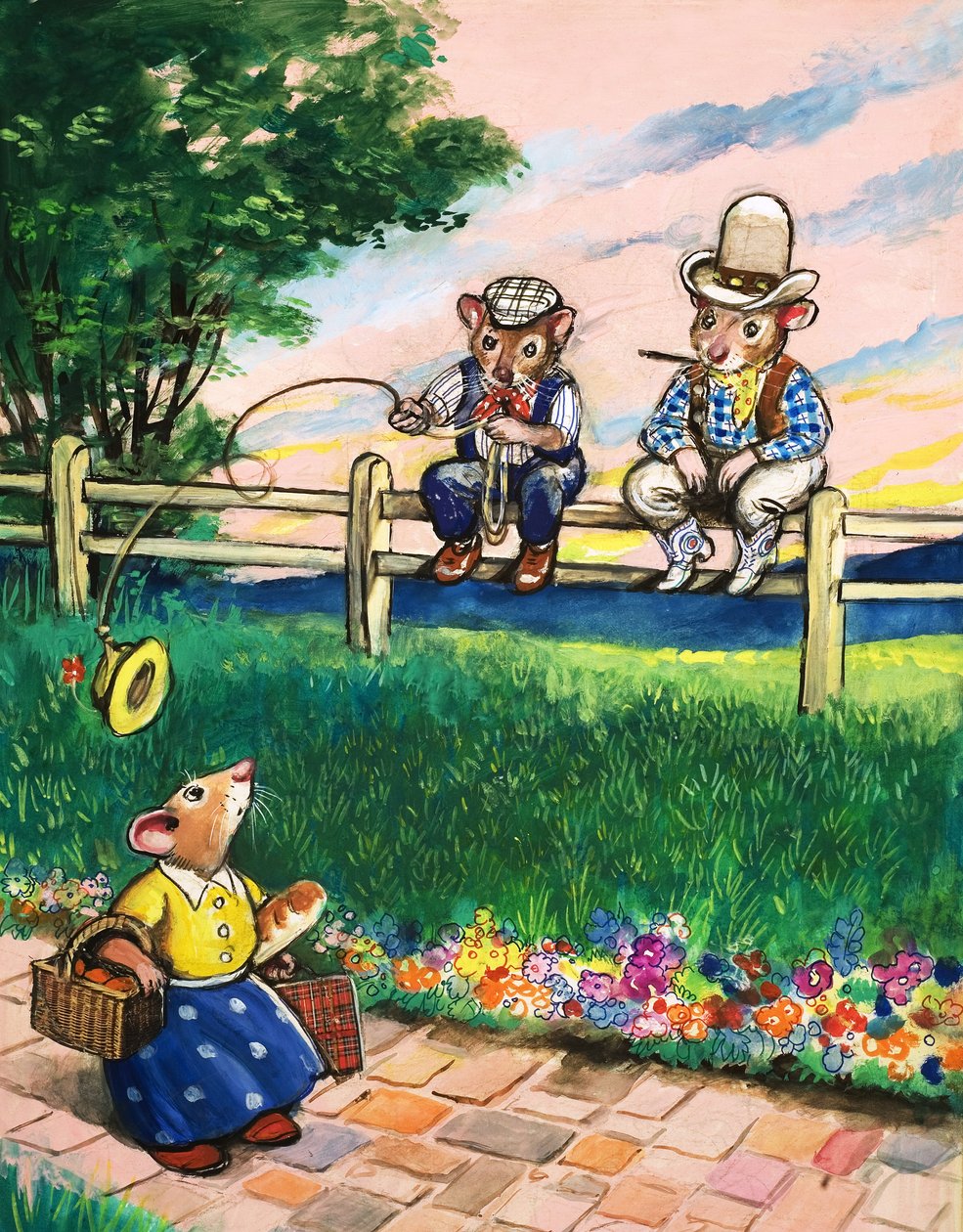 Town Mouse and Country Mouse by Philip Mendoza