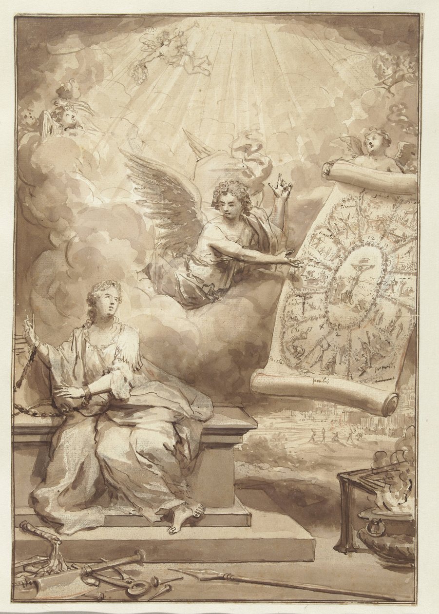 Frontispiece Design for the New Testament by Philip Tidemann