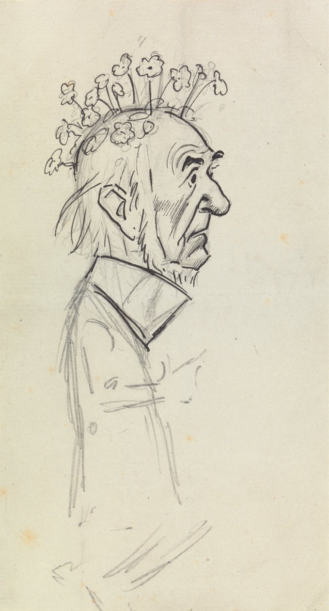 Caricature Portrait of Gladstone by Philip William May