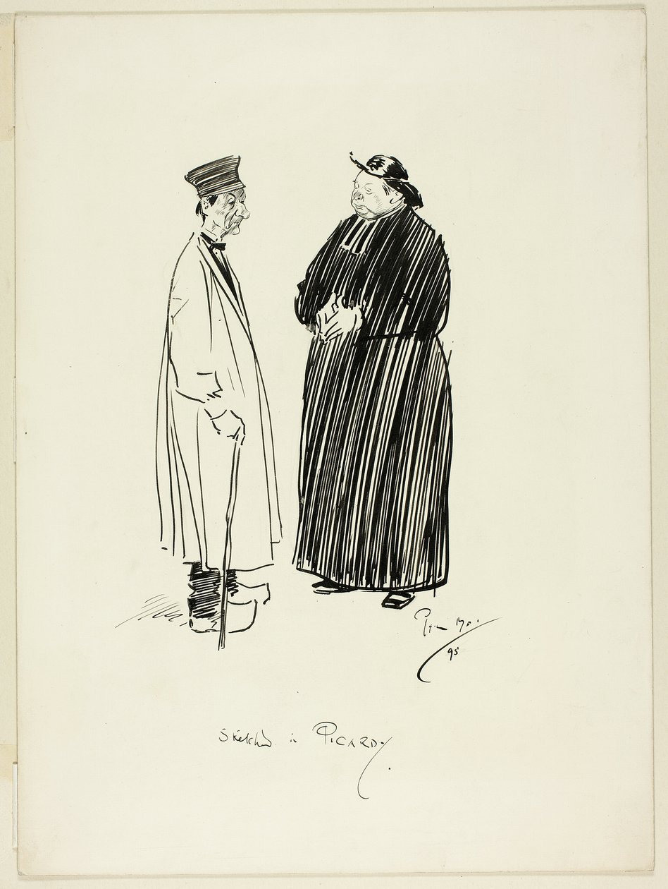 Sketch in Picardy by Philip William May