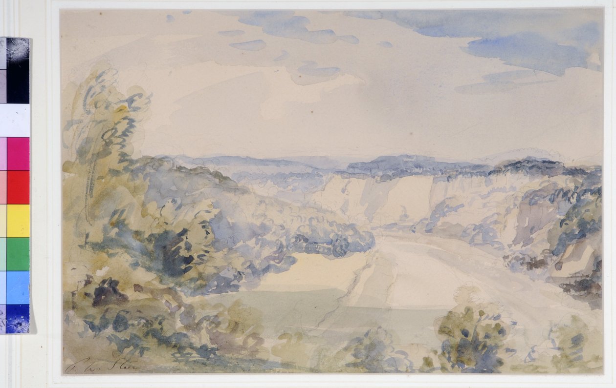 The Wye above Chepstow, c.1905 by Philip Wilson Steer