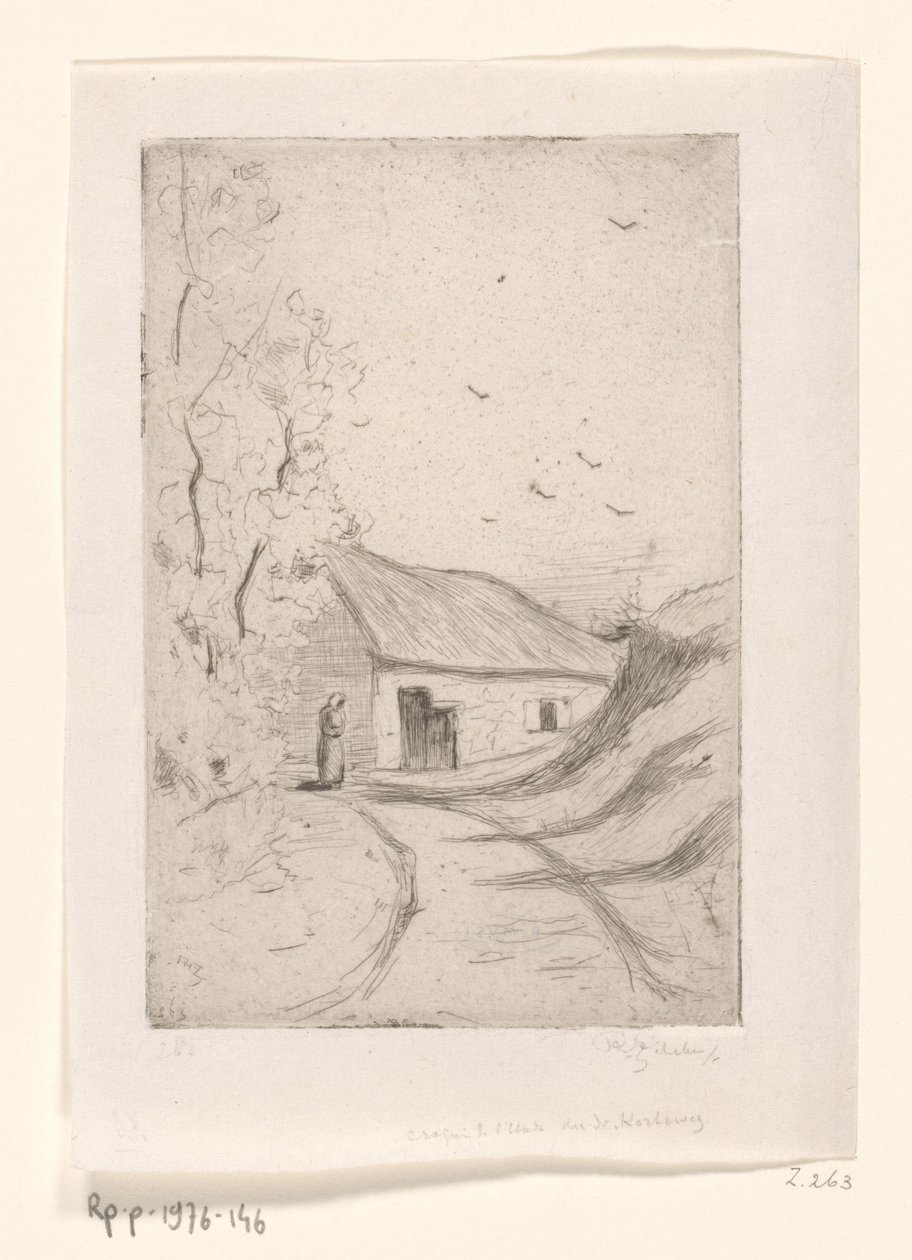 House on a Country Road by Philip Zilcken (signed by artist)