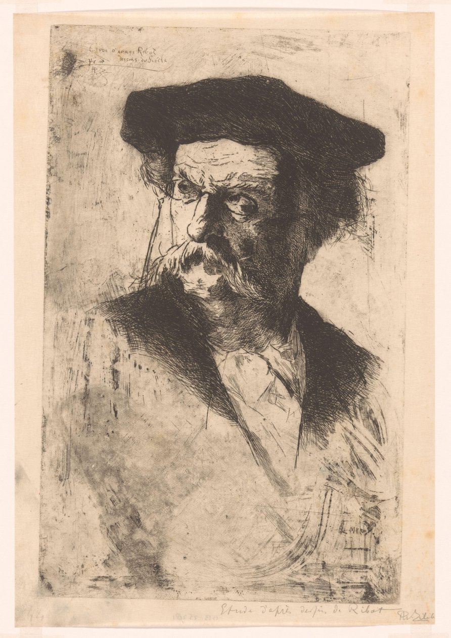 Portrait of a man by Philip Zilcken (signed by artist)