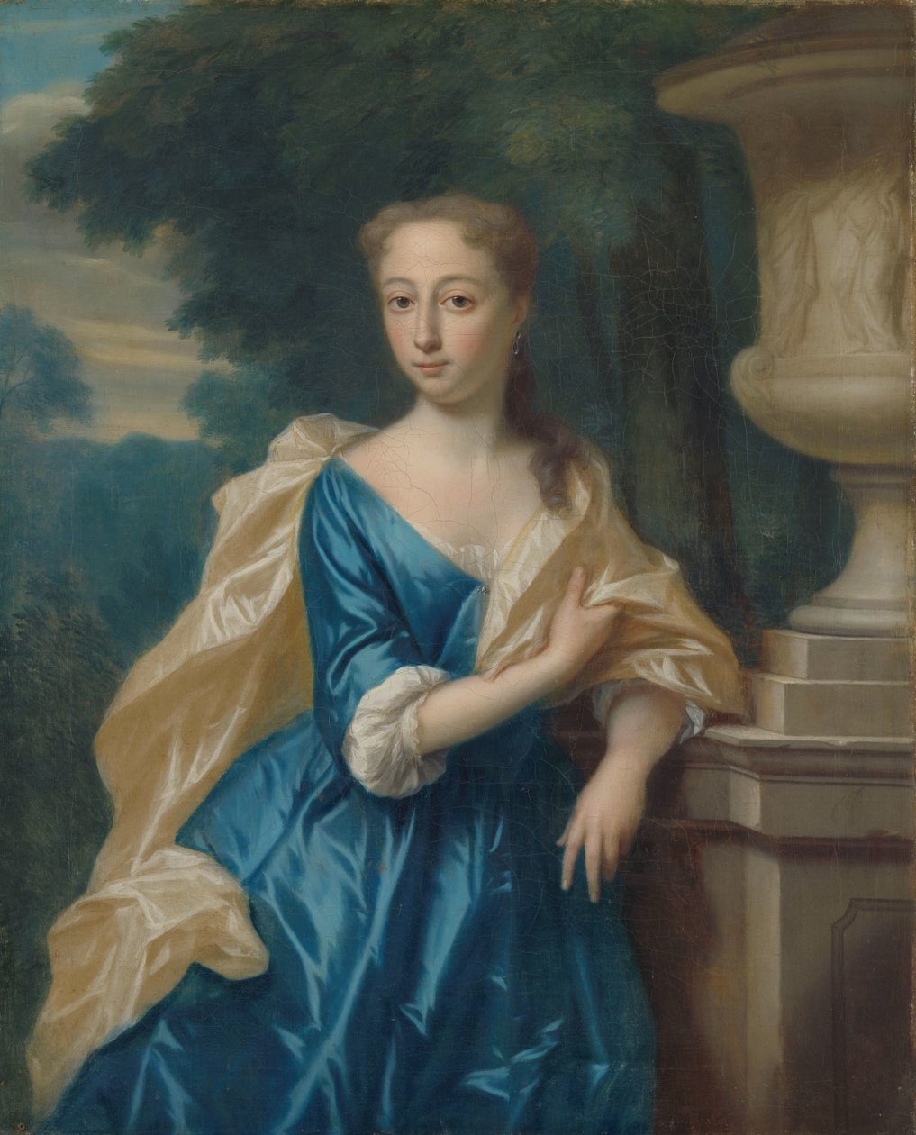 Justina Johanna Ramskrammer (1702-98), Wife of Isaac Parker by Philip van Dijk