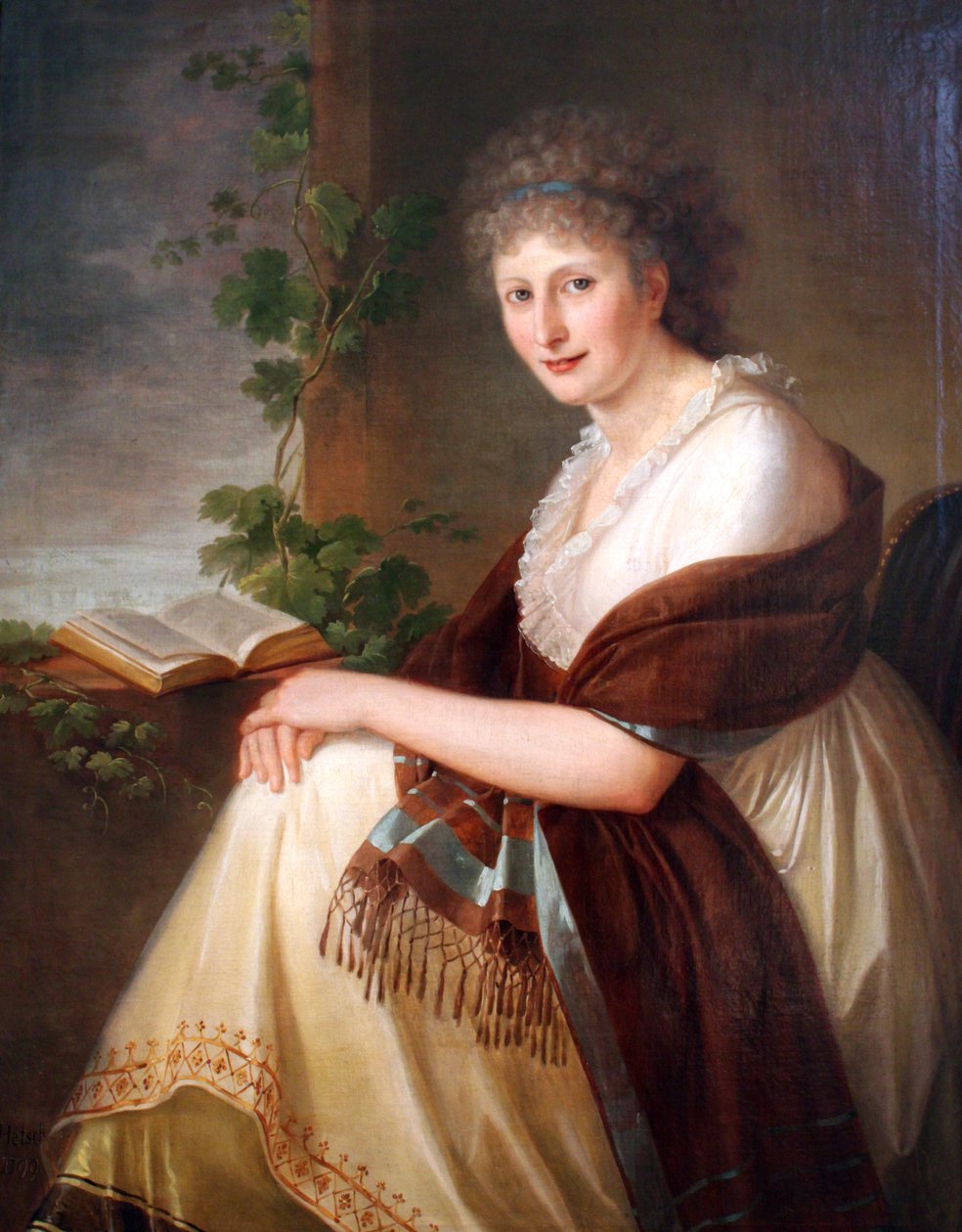 Elisabeth Christiane Baroness von Bouwinghausen by Philipp Friedrich von Hetsch