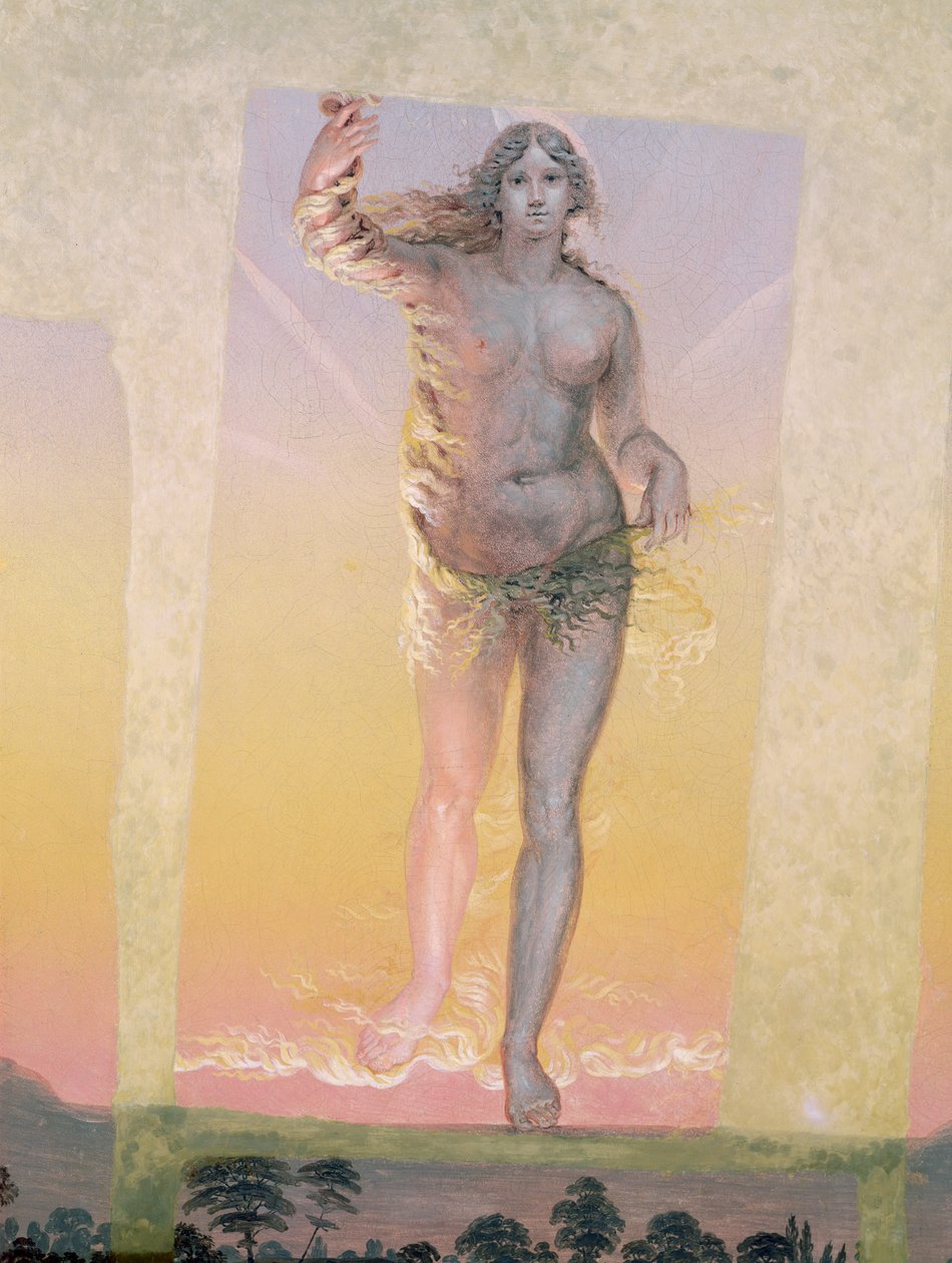 A section from the second version of The Morning, 1809 by Philipp Otto Runge