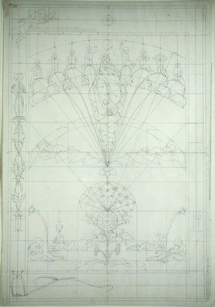 Night (preparatory study) by Philipp Otto Runge