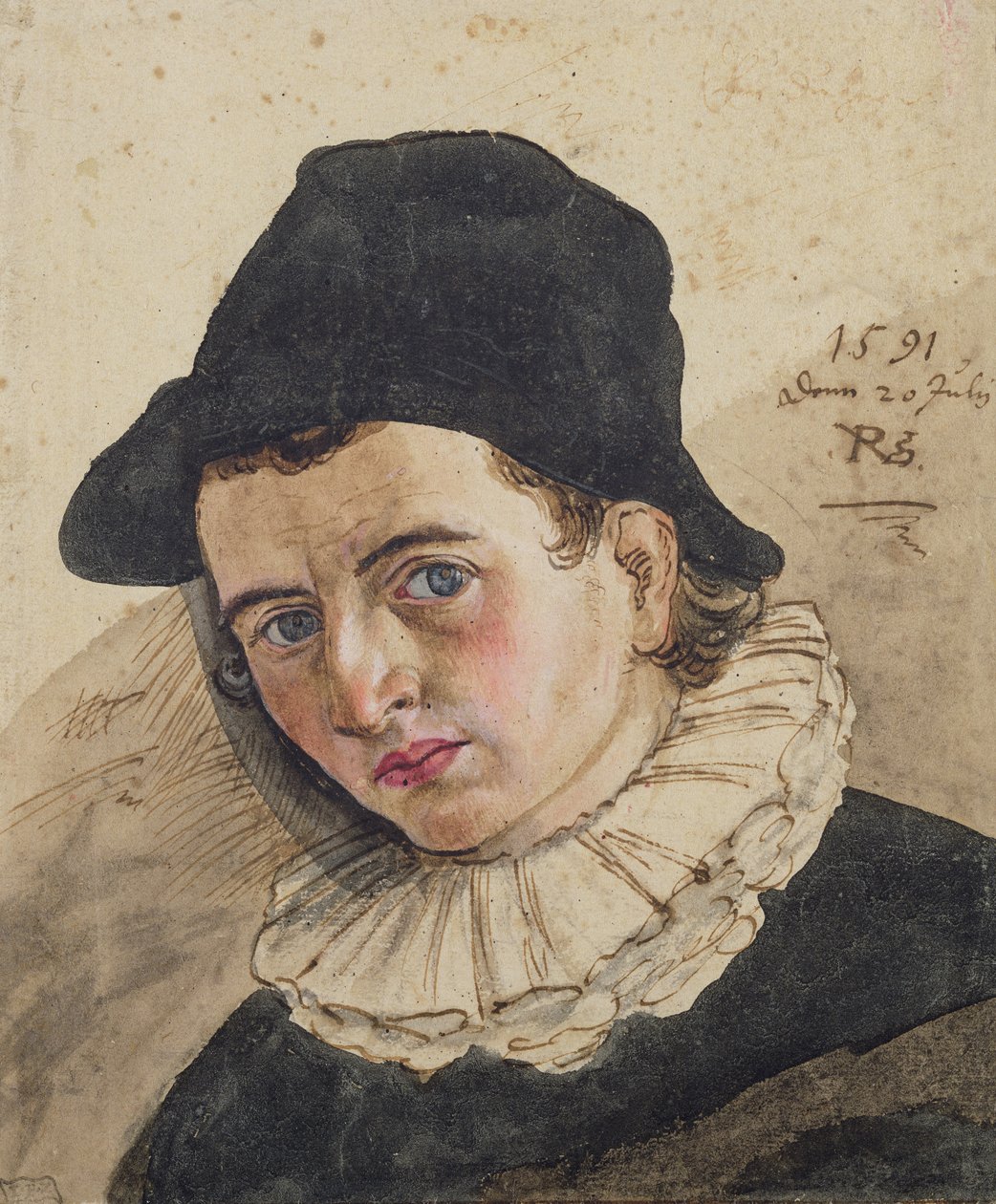 Self Portrait, 1591 by Philipp Uffenbach