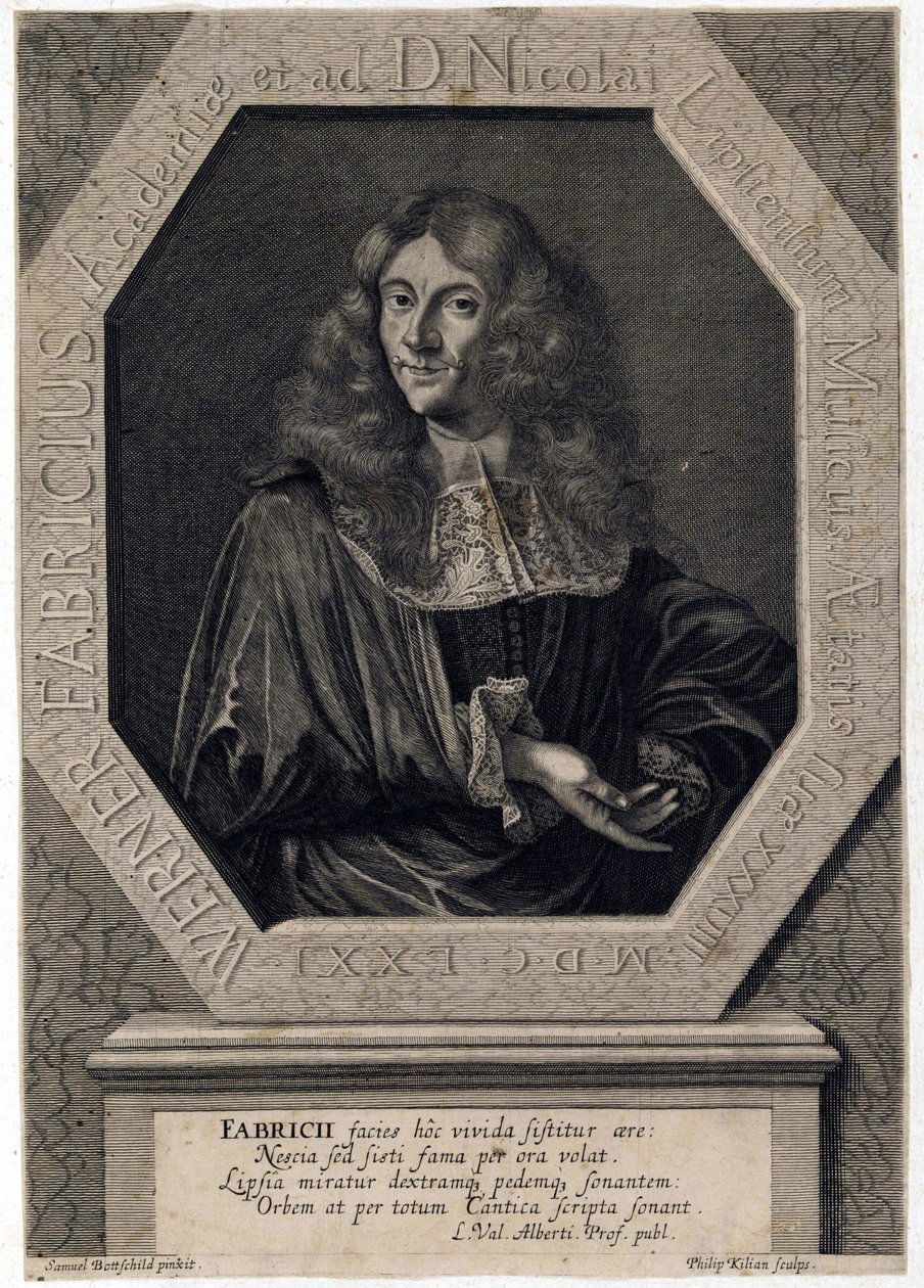Depicted person: Werner Fabricius by Philipp Kilian