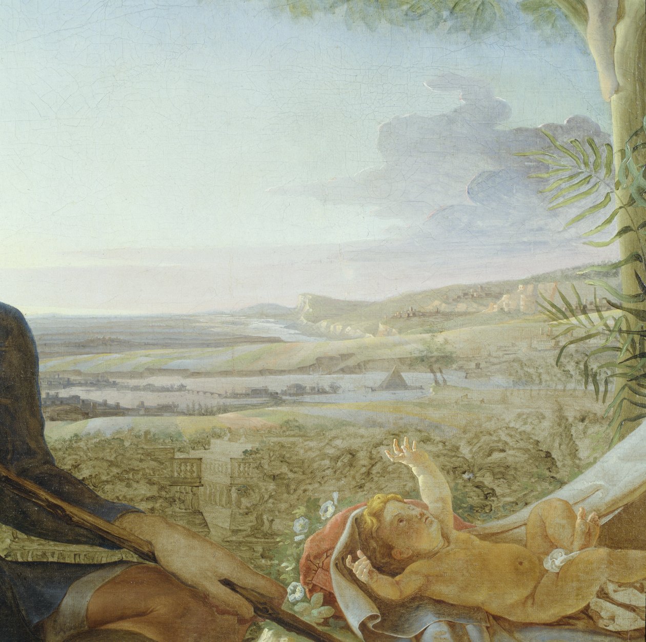 Christ Child and Landscape from Rest on the Flight into Egypt (detail) by Philipp Otto Runge