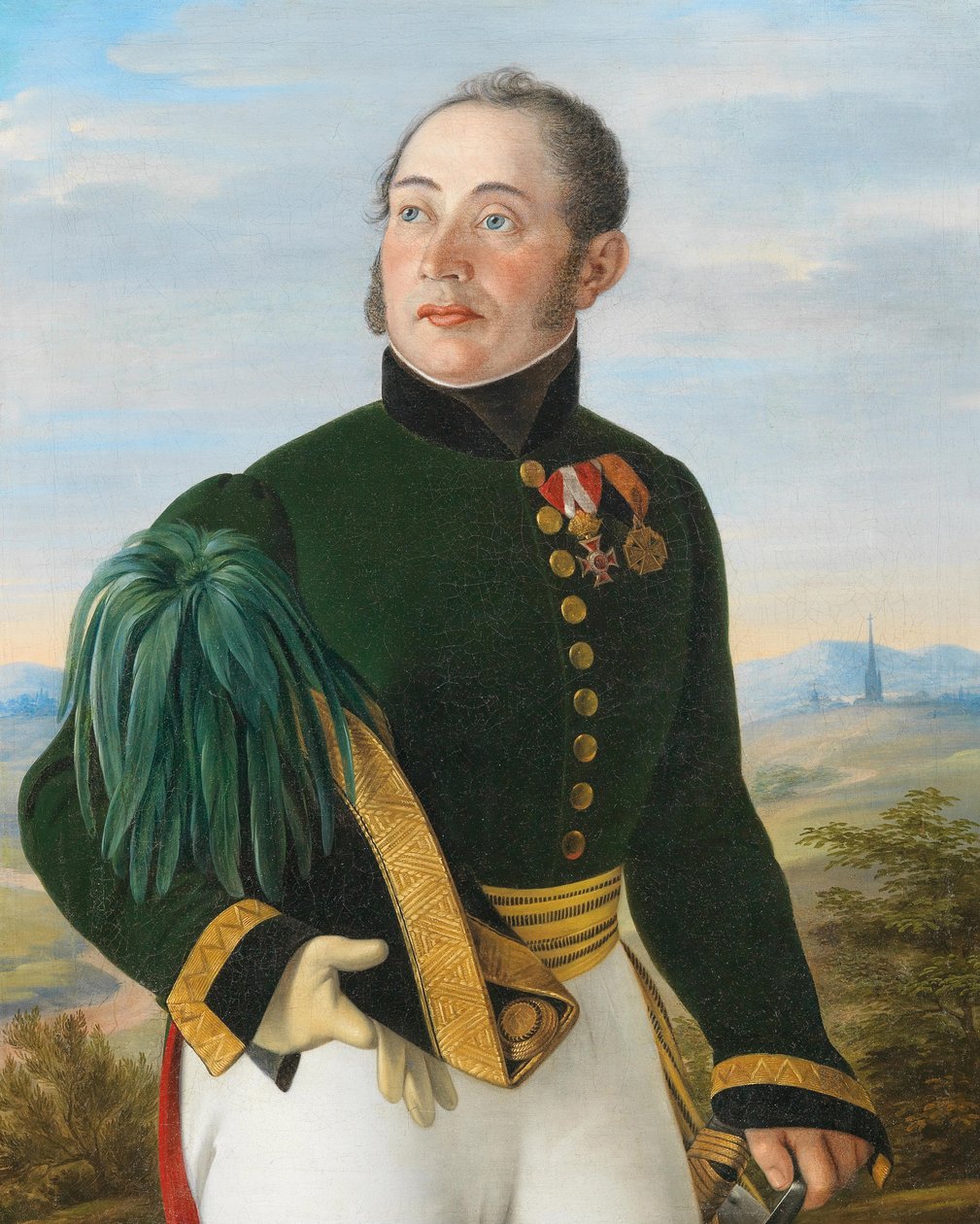 Portrait of Field Marshal Lieutenant Friedrich von Spannoghe by Philipp Stöhr