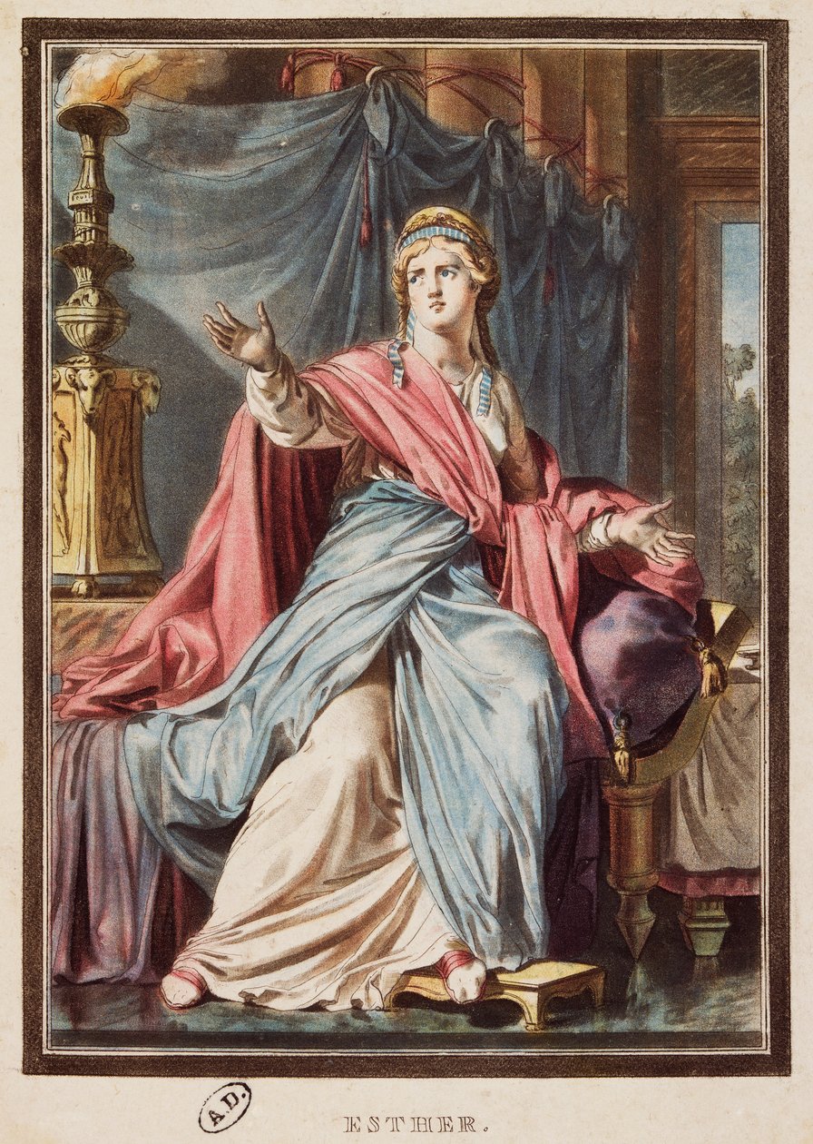 Esther, costume for Esther by Jean Racine by Philippe (after) Chery