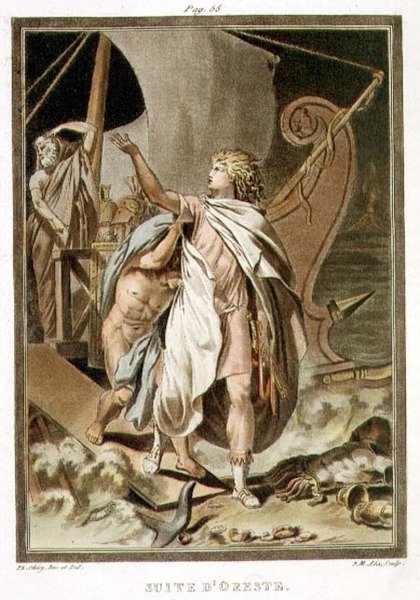 The Retinue of Orestes, costumes for 