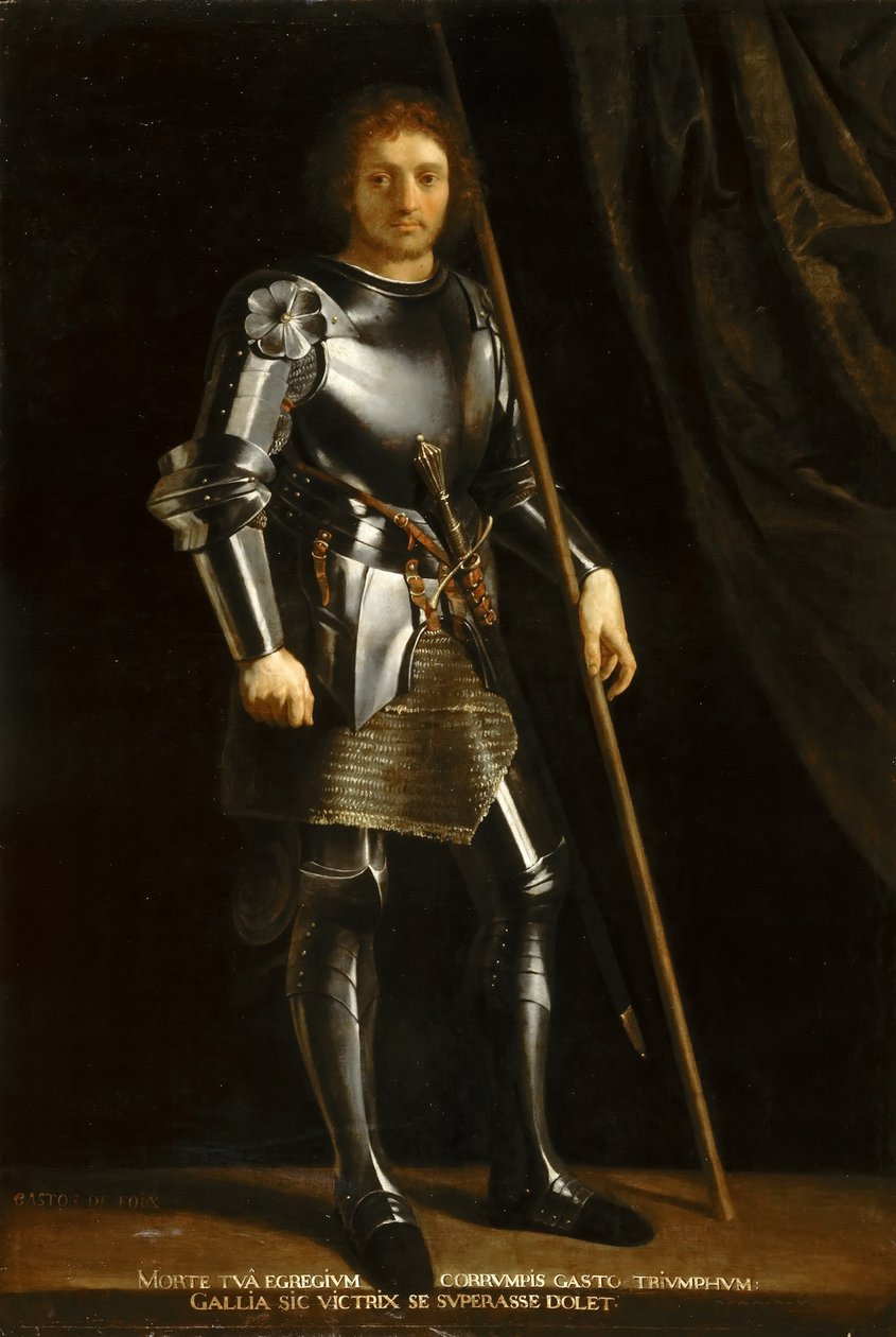 Gaston of Foix, Duke of Nemours Warrior Saint After Giorgione by Philippe de Champaigne