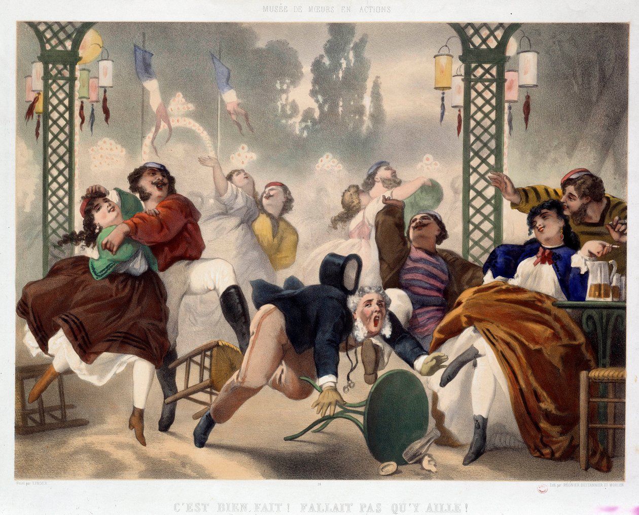 The Casino of Asnieres by Philippe Jacques Linder